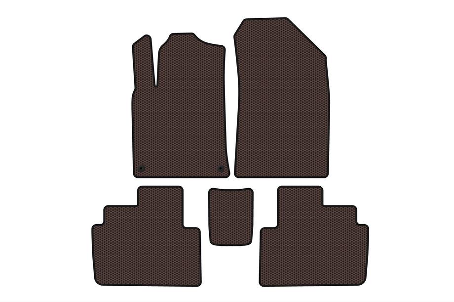 Peugeot 407 2004–2011 Rubberen automatten Carsuit (SW, bruin) Image