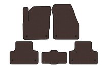 Range Rover Evoque 2012–2018 Rubberen automatten Carsuit (Bruin) foto 1