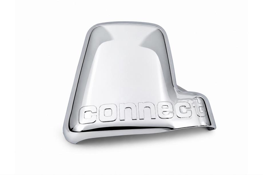 Ford Connect 2010–2013 Spiegelkappen variant nr. 1 met logo rechts (1 st., kunststof) Image