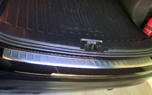 Nissan Qashqai 2014–2021 OmsaLine RVS achterbumperbeschermer (2014-2017) foto 7