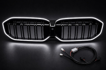 BMW 3 Serie G20/G21 2018– M-Look LED nierroosters (2022+, hoogglans zwart) foto 5