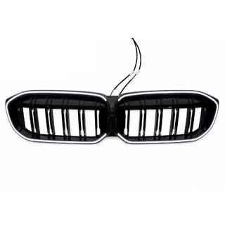 M-Look LED nierroosters (2022+, hoogglans zwart) BMW 3 Serie G20/G21 2018– foto 2