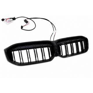 M-Look LED nierroosters (2022+, hoogglans zwart) BMW 3 Serie G20/G21 2018– foto 4