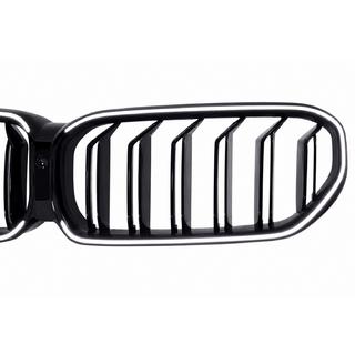 M-Look V1 LED nierroosters (2021-2023, glanzend zwart) BMW 5 Serie G30/G31 2017–2023 foto 4
