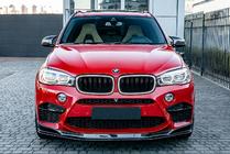 BMW X6 F16 2014–2019 BMW niergrilles M-look LED (glanzend zwart) foto 1