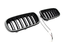 BMW X6 F16 2014–2019 BMW niergrilles M-look LED (glanzend zwart) foto 4