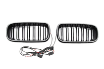 BMW X6 F16 2014–2019 BMW niergrilles M-look LED (glanzend zwart) foto 7