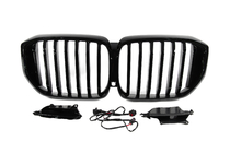 BMW X5 G05 2019–2026 Niergrille 1 Bar LED (2019-2022, hoogglans zwart) foto 1