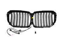 BMW X5 G05 2019–2026 BMW nierengrille M-Look LED (2019-2022, hoogglans zwart) foto 9
