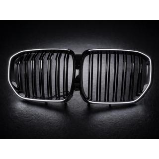 BMW nierengrille M-Look LED (2019-2022, hoogglans zwart) BMW X5 G05 2019–2026 foto 4