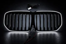 BMW X7 G07 2019– Niergrille 1 Bar LED (2019-2022, hoogglans zwart) foto 6