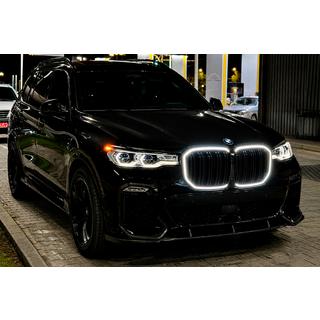BMW nierengrille M-Look LED (2019-2022, hoogglans zwart) BMW X7 G07 2019– foto 1