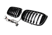 BMW X3 G01 2018– Niergrilles 1 Bar LED (2018-2021, glanzend zwart) foto 7
