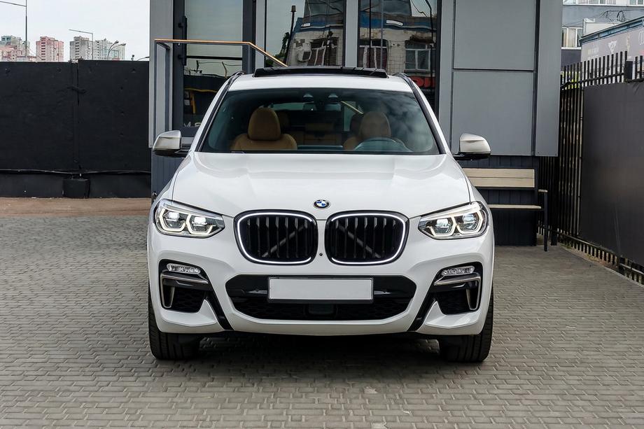 BMW X4 G02 2018– Niergrilles 1 Bar LED (2018-2021, glanzend zwart) Image