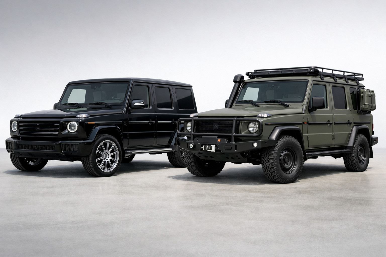 Mercedes G-Class W463A vs W464: verschil tussen civiele en professionele G-Class