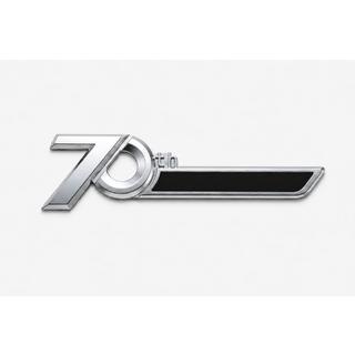 Embleem Toyota 70 jaar (22 cm x 6,3/2,5 cm)