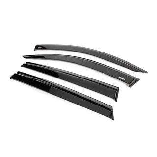 Winddeflectors met zwarte sierlijst Niken Luxury (4 stuks) Audi Q7 2015–2026 foto 2