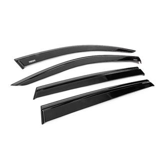 Winddeflectors met zwarte sierlijst Niken Luxury (4 stuks) Audi Q7 2015–2026 foto 3