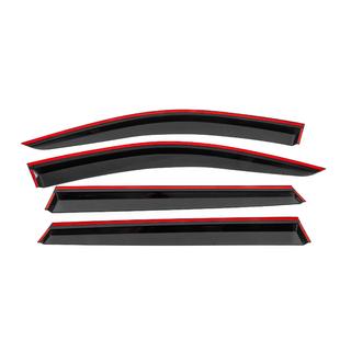 Winddeflectors met zwarte sierlijst Niken Luxury (4 stuks) Audi Q7 2015–2026 foto 4