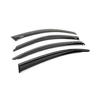 Winddeflectors met zwarte sierlijst Niken Luxury (4 stuks) BMW 3 Serie F30/F31 2012–2019 foto 3