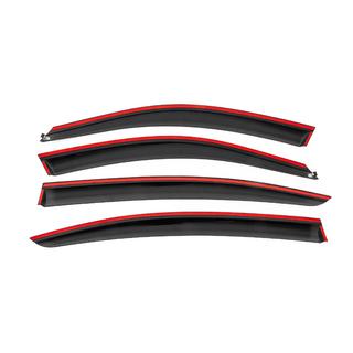 Winddeflectors met zwarte sierlijst Niken Luxury (4 stuks) BMW 3 Serie F30/F31 2012–2019 foto 4