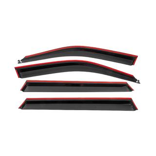Winddeflectors met zwarte sierlijst Niken Luxury (4 stuks) foto 4