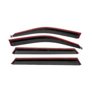 Winddeflectors met zwarte sierlijst Niken Luxury (4 stuks) foto 4