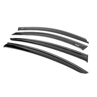 Winddeflectors met zwarte sierlijst Niken Luxury (4 stuks) BMW 5 Serie G30/G31 2017–2023 foto 2