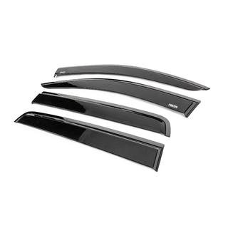 Raamwindschermen met zwarte sierlijst Niken Luxury (2015-2022, 4 stuks) Ford Ranger 2011–2022 foto 2
