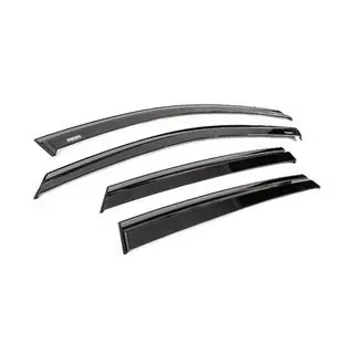 Winddeflectors met zwarte sierlijst Niken Luxury (4 stuks) foto 3