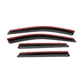 Winddeflectors met zwarte sierlijst Niken Luxury (4 stuks) foto 4