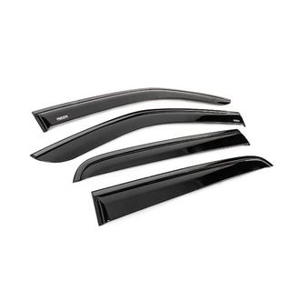 Winddeflectors met zwarte sierlijst Niken Luxury (4 stuks) foto 3