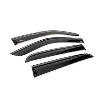 Winddeflectors met zwarte sierlijst Niken Luxury (4 stuks) Isuzu D-Max 2019– foto 3