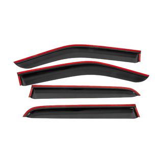 Winddeflectors met zwarte sierlijst Niken Luxury (4 stuks) foto 4