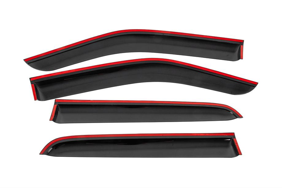 Isuzu D-Max 2019– Winddeflectors met zwarte sierlijst Niken Luxury (4 stuks) Foto 4