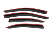 Mercedes C-klasse W204 2007–2015 Winddeflectors met zwarte sierlijst Niken Luxury (4 stuks) foto 4