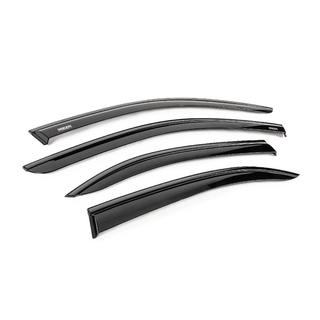 Winddeflectors met zwarte sierlijst Niken Luxury (4 stuks) foto 3
