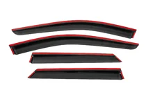 Mercedes ML W164 2005–2011 Winddeflectors met zwarte sierlijst Niken Luxury (4 stuks) foto 4