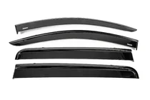 Mitsubishi L200 2015–2024 Winddeflectors met zwarte sierlijst Niken Luxury (4 stuks) foto 1