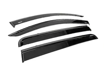 Mitsubishi L200 2015–2024 Winddeflectors met zwarte sierlijst Niken Luxury (4 stuks) foto 3