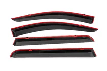 Mitsubishi L200 2015–2024 Winddeflectors met zwarte sierlijst Niken Luxury (4 stuks) foto 4