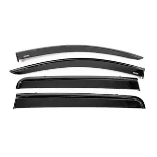 Winddeflectors met zwarte sierlijst Niken Luxury (4 stuks) Mitsubishi L200 2015–2024 foto 1