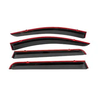 Winddeflectors met zwarte sierlijst Niken Luxury (4 stuks) Mitsubishi L200 2015–2024 foto 4