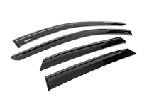 Nissan Qashqai 2021– Winddeflectors met zwarte sierlijst Niken Luxury (4 stuks) foto 3