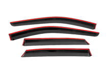 Nissan Qashqai 2021– Winddeflectors met zwarte sierlijst Niken Luxury (4 stuks) foto 4