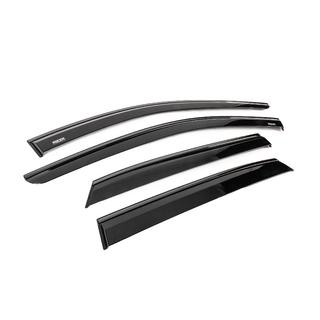 Winddeflectors met zwarte sierlijst Niken Luxury (4 stuks) Nissan Qashqai 2021– foto 3