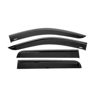 Winddeflectors met zwarte sierlijst Niken Luxury (4 stuks) Nissan Navara/NP300 2016– foto 1