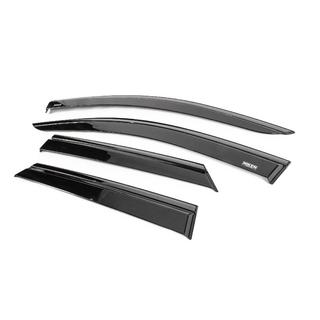 Winddeflectors met zwarte sierlijst Niken Luxury (4 stuks) Peugeot 3008 2016–2023 foto 2