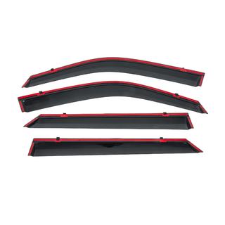 Winddeflectors met zwarte sierlijst Niken Luxury (4 stuks) foto 4