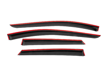 Seat Leon 2013–2020 Winddeflectors met zwarte sierlijst Niken Luxury (4 stuks) foto 4